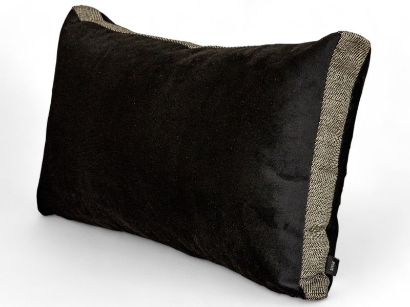 Almofada Winter Brunello Italian R - Preto/Marrom - Imagem 2