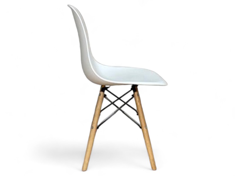 Cadeira Eames Wood - Branco - Imagem 4