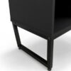 Armário Estante Baixo 74cm com 4 Nichos Concept - Preto - Imagem 3