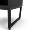 Armário Estante Baixo 74cm com 4 Nichos Concept - Preto - Imagem 4