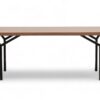 Banco Soho Industrial 2 Lugares 120cm - Carvalho Mel/Preto