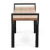 Banco Soho Industrial 2 Lugares 120cm - Carvalho Mel/Preto - Imagem 5