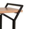 Banco Soho Industrial 2 Lugares 120cm - Carvalho Mel/Preto - Imagem 4
