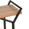 Banco Soho Industrial 2 Lugares 120cm - Carvalho Mel/Preto - Imagem 3