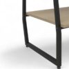 Estante com 4 Prateleiras 149,3x70x44,5cm Concept - Acácia/Preto - Imagem 2