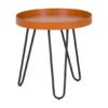 Mesa Lateral Allday Redonda - Preto/Terracota - Imagem 4