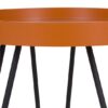 Mesa Lateral Allday Redonda - Preto/Terracota - Imagem 3
