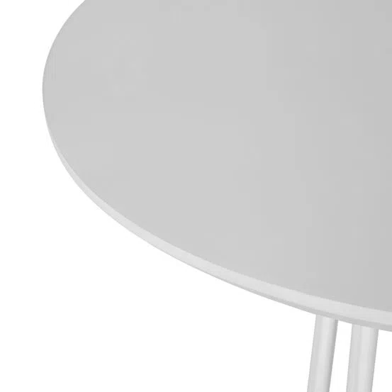 Mesa Lateral Jays Redonda - Branco/Branco - Imagem 2