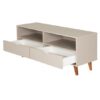 Rack Lin 2 gavetas - Bege/Nozes - Imagem 5