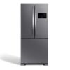 Geladeira Brastemp Frost Free Side Inverse 3 Portas 110V - Inox