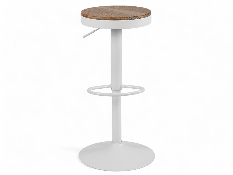 Banqueta Giratória Bayonne - Branco