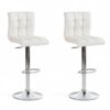 Conjunto com 2 Banquetas Giratórias Fitz - Branco