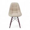 Conjunto com 2 Cadeiras Eames Eiffel Botonê - Bege - Imagem 2