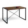 Conjunto de Mesa Wooden com 4 Cadeiras - Preto/Amêndoa - Imagem 3