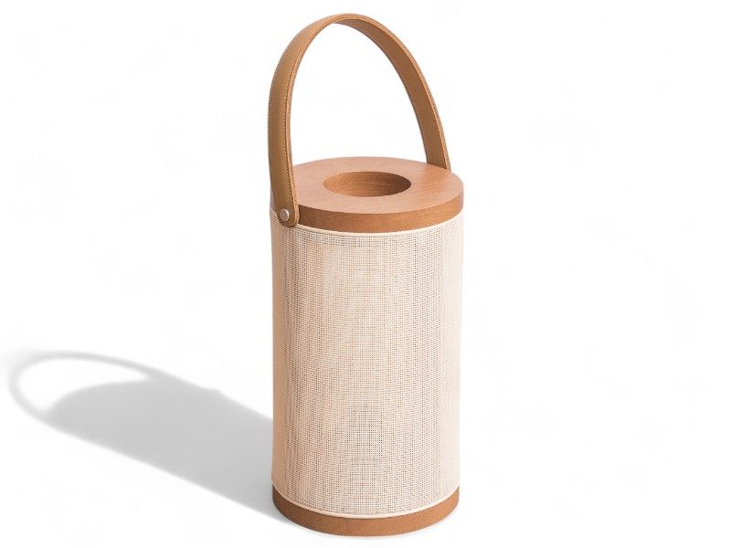 Abajur com Alça Nature - Castanho - (1) - Tratada