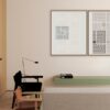 Quadro Michel Scarano Gravuras ATY915 - Cinza/Branco - Imagem 2