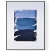 Quadro Navy Blue Watercolor B - Branco/Azul