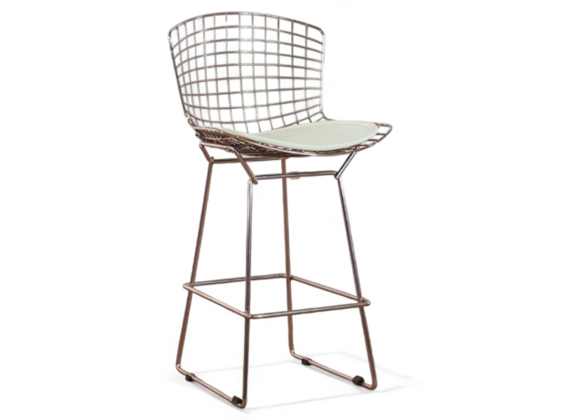 Banqueta Bertoia II - Branco - Imagem 2
