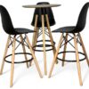 Mesa Bistrô Charles Eames - Preto - Imagem 2