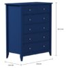 Cômoda Devon - Azul - Imagem 6