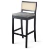 Conjunto 2 Banquetas Altas Bistrô Tiê - Preto/Cinza - Imagem 3