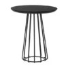 Mesa Lateral Jays Redonda - Preto/Preto