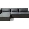Sofá Bahamas 3 Módulos com Chaise - Cinza Chumbo - Imagem 4